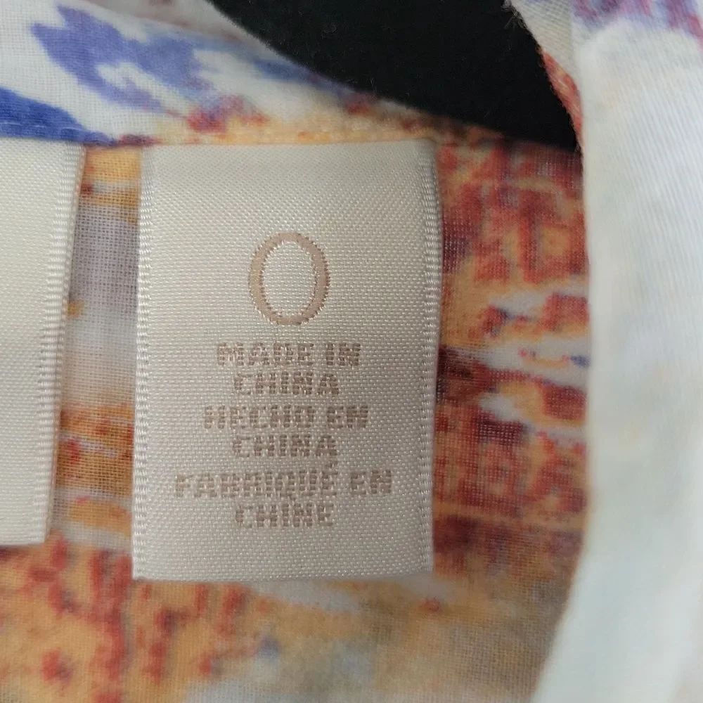 3 For$20 Chico's Multi color design top size 0 - Picture 3 of 8